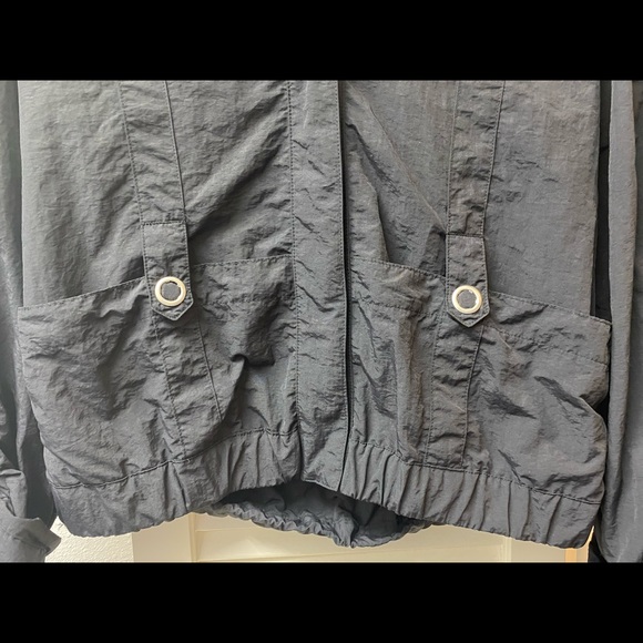 🖤🩶Old Navy • black nylon jacket • M • GUC - Picture 5 of 8
